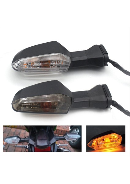 Kawasaki Ninja 250 300 600 Z1000 Er-6n Için Motosiklet Ön ve Arka Turn Sinyal Işık Göstergesi Göz Kırpıcı (Yurt Dışından) modelleri