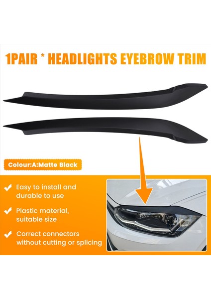 Vw Polo 2019-2022 Lamba Göz Kapakları Dekoratif Şeritler Kapak Bir (Yurt Dışından) fırsatları