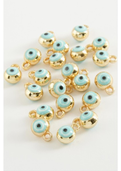 Nazar Tek Kulplu Mineli Bileklik ve Kolye Ucu Aparatı 1 Adet