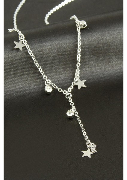Yıldız Taşlı Y Kolye