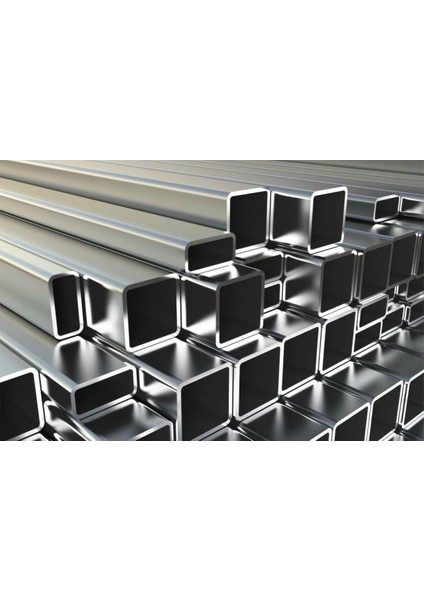 Paslanmaz Profil, 304 Kalite Çelik, 10X10X1000MM, Et Kalınlığı 1mm modelleri