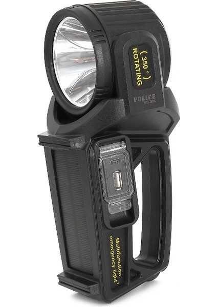 Police PS-384 Şarjlı Güneş Enerjili Spot Fener ( Lisinya ) indirimleri