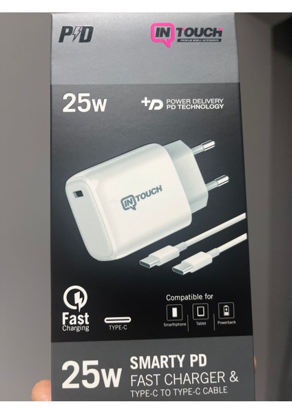 Intouch 25W Smarty Pd Fast Charger Type-C