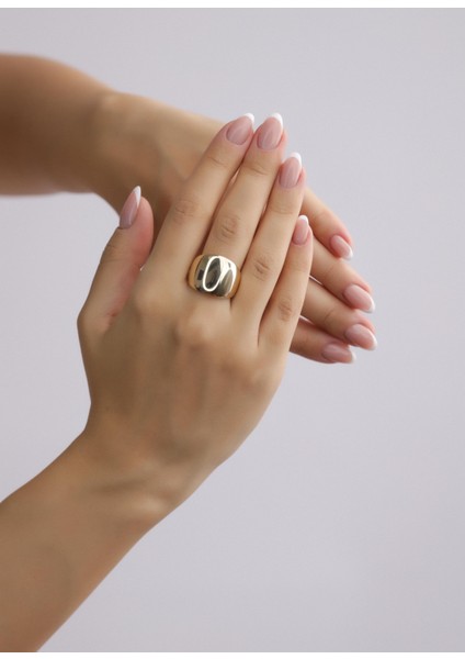 Nar-in Altın Mücevherat Tasarım Altın Yüzük 045