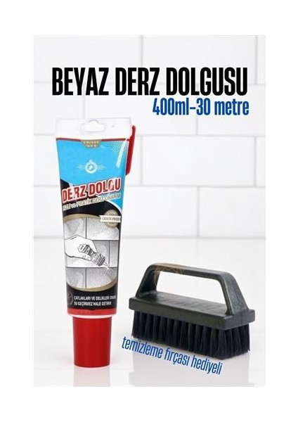 Hsnet Beyaz Derz Dolgu Macunu Fayans Derz Dolgu Macunu 30 Metre - MK001R-4LUC85