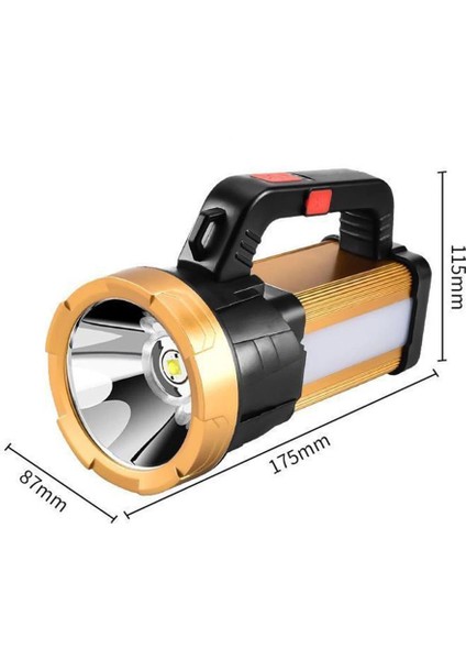 6 Mod Şarjlı El Feneri Projektör Tipi WT-615 modelleri