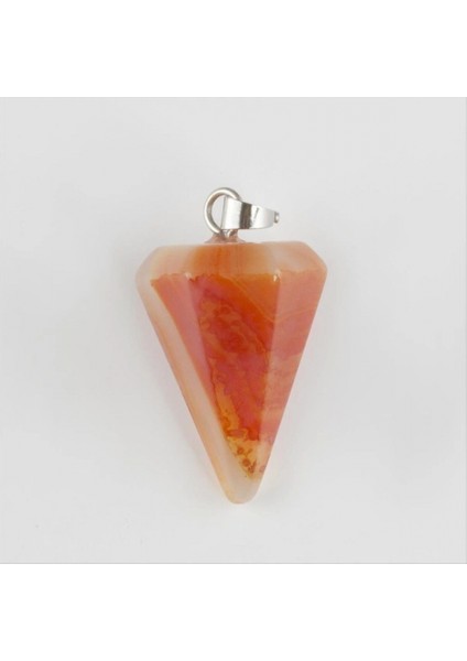 Ieg Akik Pandül Doğaltaş Kolye Ucu