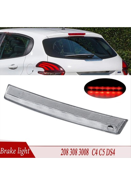 6351HH Üçüncü Yüksek Montaj Fren Işığı Arka Reflektör Peugeot Için Tail Işığı 208 308 3008 Citroen C4 C5 Ds4 (Yurt Dışından) indirimleri