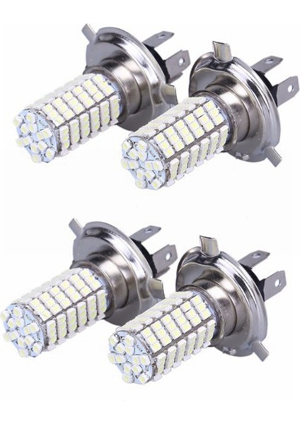 2pc H4 LED Ampul Araba Sis Farları 3528 120SMD LED Sis Far Motosiklet Far Kuyruk Lambası 12V (Yurt Dışından)