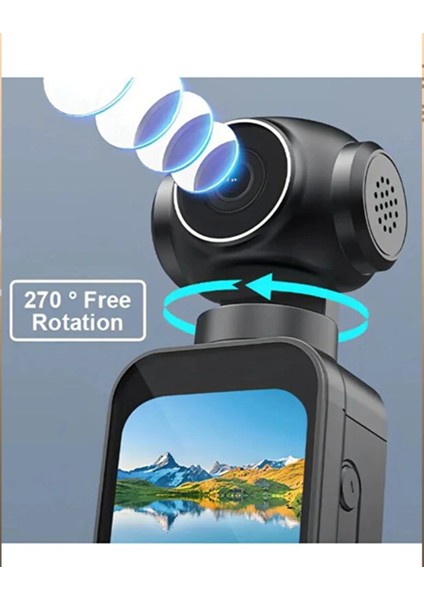 5k Ultra Hd Aksiyon Kamerası Ultra Stabil Çekim, Anti-Shake Teknolojisi indirimleri