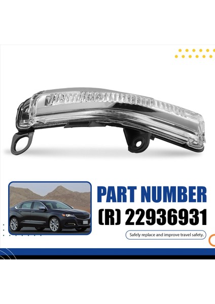22936931 Chevy Impala Için 2014-2020 Araba Ön Kapı Dış Ayna Turn Sinyal Lambası Sağ (Yurt Dışından) indirimleri