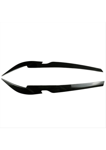 Araba Ön Far Kaş Kafası Işık Göz Kapağı Kaş Karbon Fiber Döşeme Çıkartma Bmw 5 Serisi G30 G38 2021-2023 (Yurt Dışından)