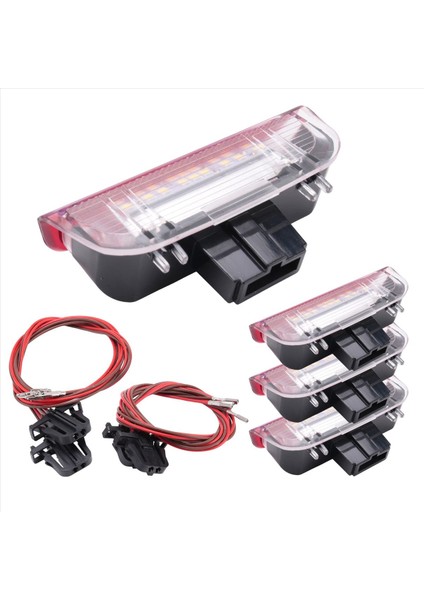 4pcs Araba LED Kapı Uyarı Işığı Hoş Geldiniz Projektör Golf Için 6 7 Jetta Mk5 Mk6 Passat B6 B7 cc Tiguan Scirocco (Yurt Dışından)