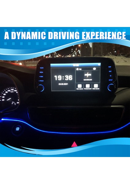 Araba Iç LED Gösterge Tablosu Çerçeve Işık Gösterge Paneli Trim Atmosfer Hyundai Tucson Için Işık 2015 2016 2017 2018 (Yurt Dışından) fırsatları