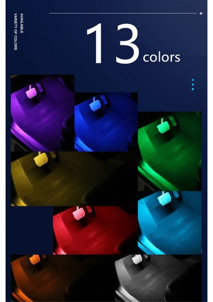 Araba LED Iç Ortam Işıkları USB Şerit Işıkları Kablosuz Uzak Rgb Ayak Işık Atmosfer Lambası Aksesuarları (Yurt Dışından) indirimleri