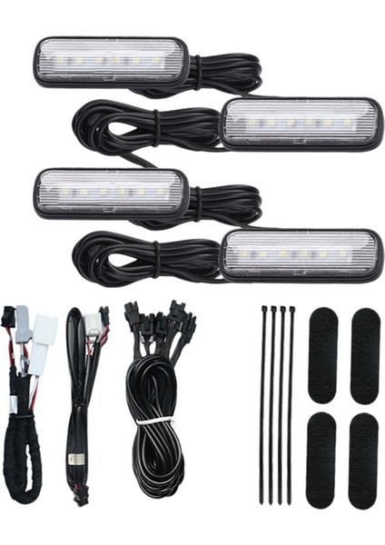 Araba Iç Atmosfer Işık Ayar Arayüzü Honda Civic Accord Için LED Ortam Ayak Işıkları 10 Crv Rw 5th 16-22 (Yurt Dışından)