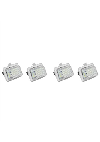 4pcs Araba Plakası Mercedes-Benz W204/W212/W216/W221/W207 18 LED Beyaz Arka Lisans Etiketi Işıkları (Yurt Dışından)