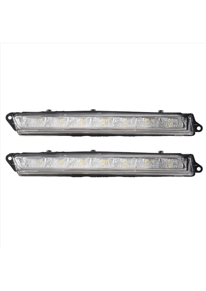 1 Çift Sol ve Sağ LED Gündüz Koşu Sis Farları Mercedes-Benz Için X164 X166 GL320 GL350 ML63 Amg 1649060351 1649060451 (Yurt Dışından) indirimleri