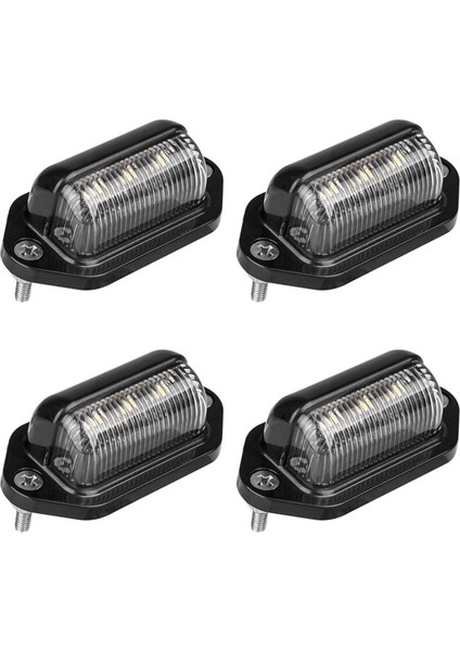 4x LED Plaka Işık Su Geçirmez Plaka Kuyruk Işığı Römorklar Rv Kamyonlar Tekneler (Yurt Dışından)