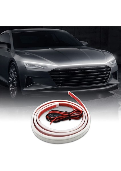 Araba Hood LED Strip Işıkları Esnek Farlar Su Geçirmez Araba LED Işık Gündüz Çalışma Işık Şeritleri Kaput Işığı 71 Inç (Yurt Dışından) modelleri
