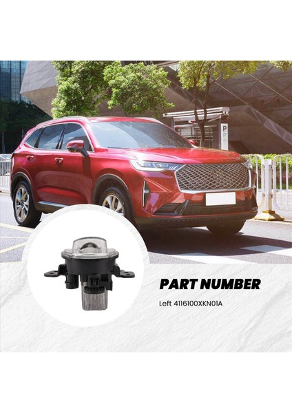 Araba Ön Tampon LED Gündüz Koşu Lambası Sis Lambası Montajı Büyük Duvar Haval H6 3 Nesil Sol 4116100XKN01A (Yurt Dışından) fiyatları