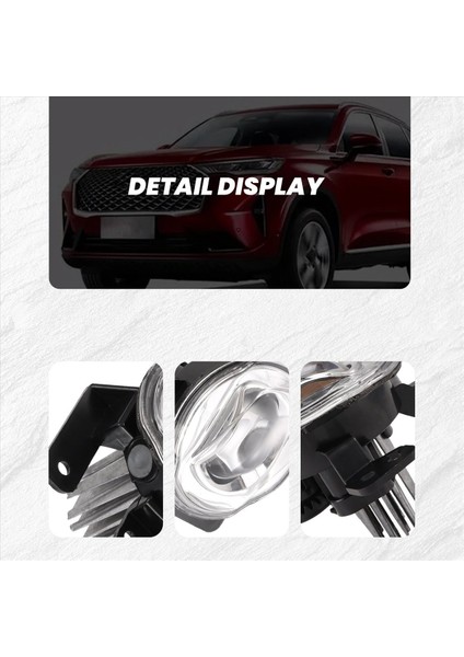 Araba Ön Tampon LED Gündüz Koşu Lambası Sis Lambası Montajı Büyük Duvar Haval H6 3 Nesil Sol 4116100XKN01A (Yurt Dışından) modelleri