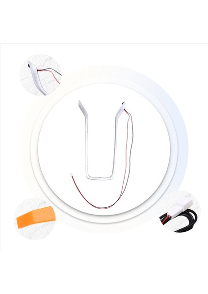 Toyota Corolla Cross /altis 2020-2024 Için Araba LED Merkez Kupa Tutucu Atmosfer Ortam Işık Iç Dekoratif Lamba (Yurt Dışından) modelleri