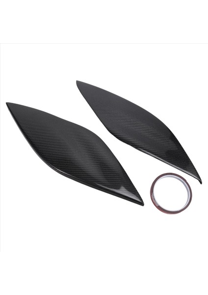 Araba Far Kaşları Göz Kapakları Karbon Fiber Çıkartmalar Fiat Bravo Için Far Kapağı Trim Kapak 2007+ (Yurt Dışından) fırsatları