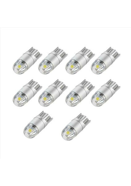 100PCS 6000K Canbus T10 168 194 W5W Dome Lisans Yan Işaretleyici LED Ampul Beyaz (Yurt Dışından) fiyatları