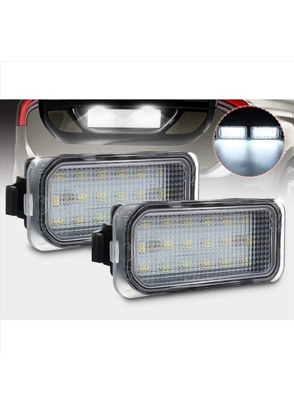 16PCS Araba LED Numaralı Plaka Plaka Işığı Ford Focus Mk Iı Fiesta Mk Vıı Mondeo Mk Iv Kuga S-Max 2008-2019 (Yurt Dışından) fiyatları