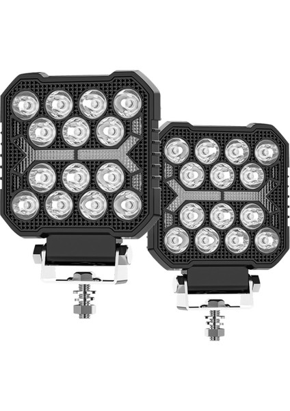 4 Inç Araba LED Iş Işık Flaşı Far Beyaz Sarı Offroad Kamyon Arabalar Için Işık Spot Işık Suv Boat (Yurt Dışından) fiyatları