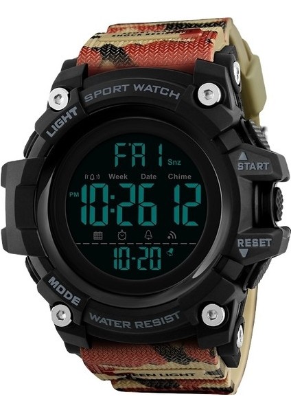 Açık Spor Izle Erkekler 50 M Su Geçirmez Geri Sayım Dijital Saat Alarm Moda Kol Saatleri Casıo (Yurt Dışından)