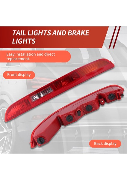 Araba Arka Tampon Kuyruk Işığı Reflektör Işık Park Freni Fog Işığı Audi Q3 2011-2015 8u0 945 096 8U0945096 Sağ (Yurt Dışından) indirimleri