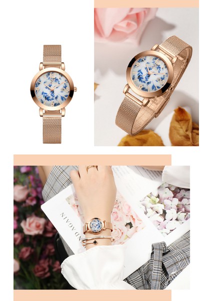 Kadın Vintage Desenli Saat (Yurt Dışından) modelleri