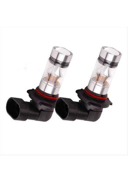 2 Pcs 9005 Hb3 6000K 5W 2323 LED Projektör Sisi Sürüş Ampulleri Beyaz (Yurt Dışından)