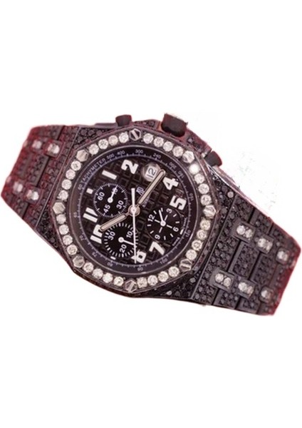 Temizle Otomatik Mekanik Paslanmaz Çelik Klasik Su Geçirmez Kaliteli Izle Erkekler Için Elmas Saatler Mekanik Otomatik Lüks Saatler (Yurt Dışından)