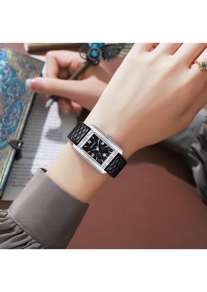 Suya Dayanıklı Kadın Quartz Saat - Vintage Kare Saat (Yurt Dışından) fiyatları