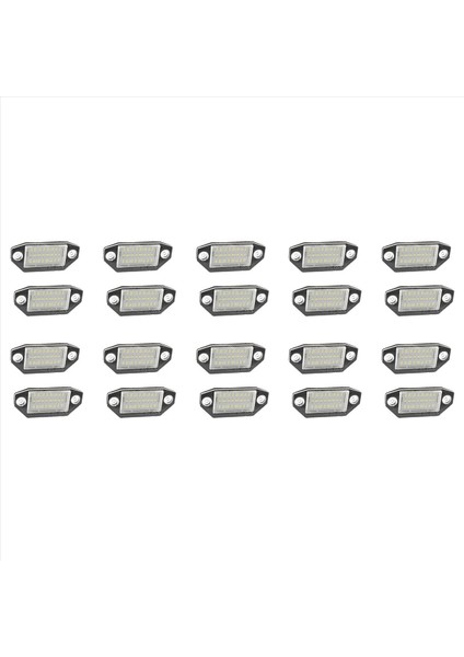 20X 12V 24 LED Numaralı Lota Plakası Işık Lambası Ford Mondeo Mk3 2000-2007 (Yurt Dışından)