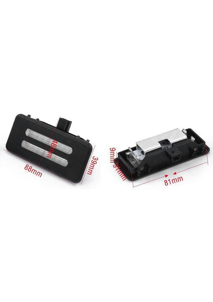 2pcs LED Sun Visor Vanity Ayna Lambası Okuma Işığı For-Bmw X3 F25 X1 E84 X6 E71 X5 E70 E60 E61 E90 6962014 (Yurt Dışından) fırsatları