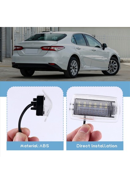 Toyota Land Cruiser 200 Serisi 150 Serisi Prado Mk4 J150 Lexus ES240 IS250 LED Nezaket Kapısı Ampul Beyaz (Yurt Dışından) indirimleri