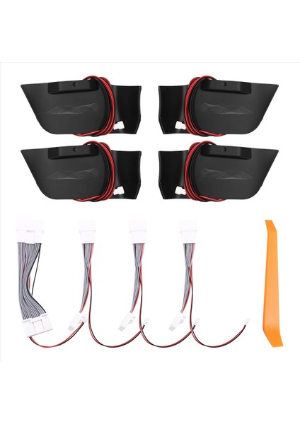 Toyota Için LED Araç Iç Ortam Işığı Rav4 2019-2023 7 Renkli Saplı Kapı Kase Lambası Yedek Dekoratif Işık (Yurt Dışından) fiyatları