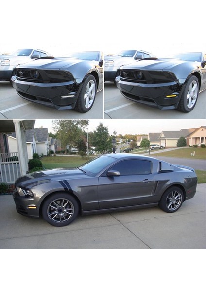 Ford Mustang Için Ön Yan Işık Markeri Sarı Lamba Turn Sinyal Yan Işıkları 2010-2014 AR3Z-15A201-A AR3Z-15A201-B (Yurt Dışından) fiyatları