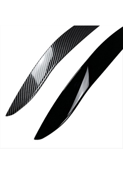 Araba Ön Far Kapağı Kafası Işık Lambası Göz Kapağı Kaş Kaplama Bmw X5 E70 2008-2013 Parlak Siyah (Yurt Dışından) modelleri