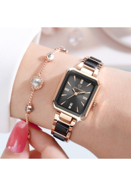 Kadın Moda Saati - Kare Su Geçirmez Kuvars Saat (Yurt Dışından) fiyatları