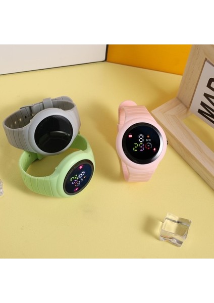 Kırmızı Erkek Dijital Spor Saat LED Ekran Büyük Yüz Saatler Erkekler Için Su Geçirmez Casıo (Yurt Dışından)