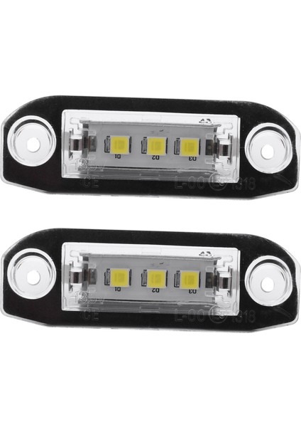 4pcs LED Plaka Plaka Işığı Volvo S80 XC90 S40 V60 XC60 S60 C70 V50 XC70 V70 (Yurt Dışından)
