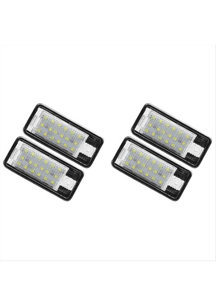 4pcs Araba LED Lisans Numarası Audi A3 S3 8p A4 B6 B7 A5 A6 4f Q7 A8 S8 C6 Için Beyaz Beyaz (Yurt Dışından)