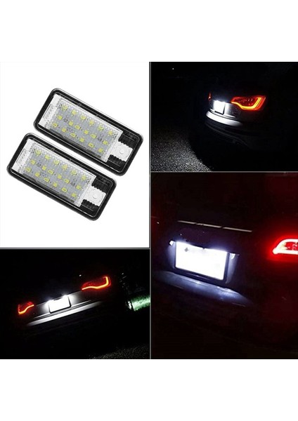 4pcs Araba LED Lisans Numarası Audi A3 S3 8p A4 B6 B7 A5 A6 4f Q7 A8 S8 C6 Için Beyaz Beyaz (Yurt Dışından) fırsatları