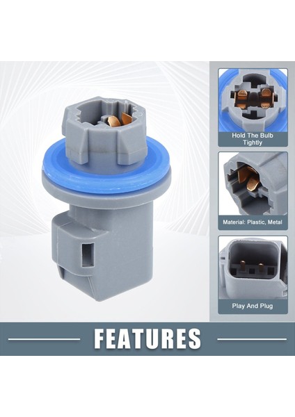 2pcs Araba Plaka Kuyruk Işık Fren Lambası Soketi F81Z13411AA Ford F-150 F-250 (Yurt Dışından) fırsatları