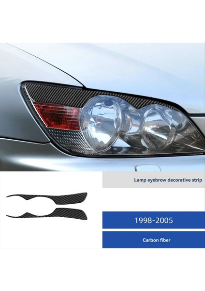 1 Çift Araba Far Göz Kapağı Kaş Döşeme IS200 IS200 IS300 RS200 Altezza 1998-2005 Araba Aksesuarları Siyah (Yurt Dışından) modelleri